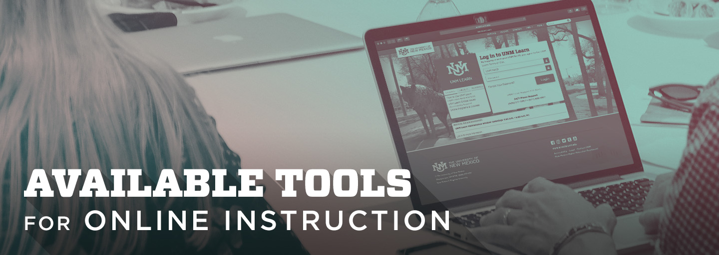 Available Tools for Online Instruction